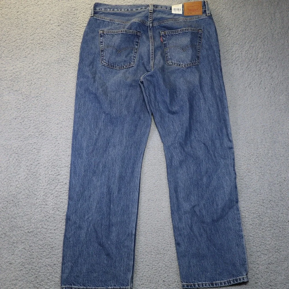 Levis 501 90s Selvedge Denim Jeans Mens 33x30 Blue Straight Leg Button Fly NEW